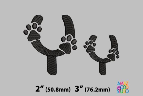 Letter Y Paws Monogram