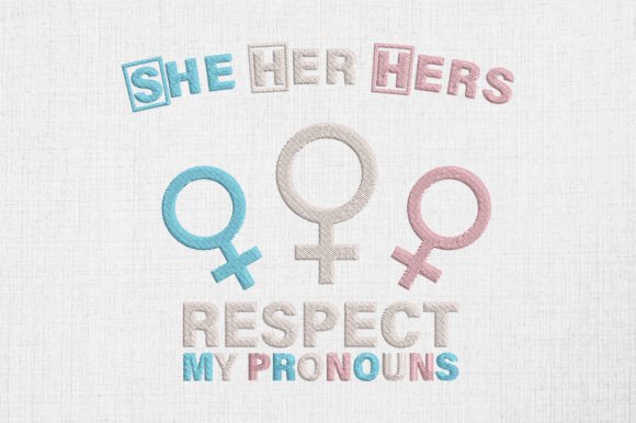 She Her Hers Pronouns Trans LGBTQ Pride