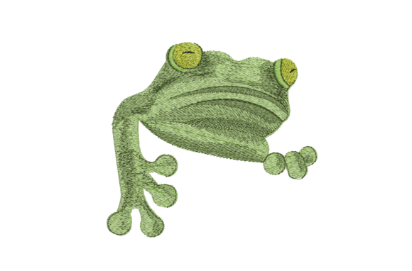 Tree Frog: A Delightful Embroidery Design for Personalized Gifts
