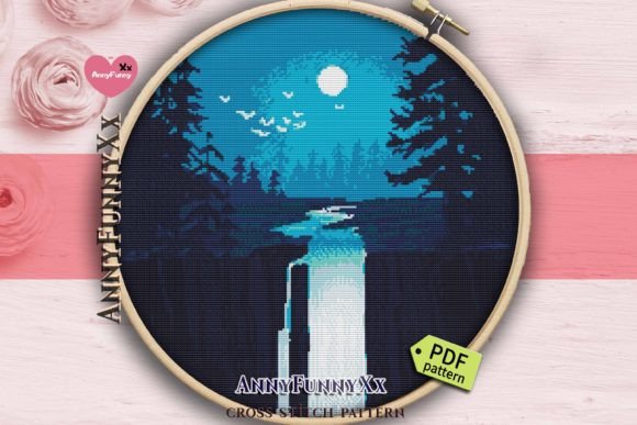 Waterfall Cross Stitch Pattern PDF Review