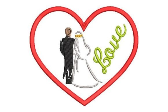 Wedding Couples in Heart